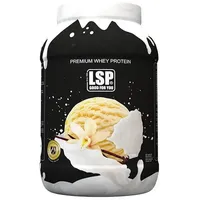 LSP Premium Whey Eiweiß (1.800g) - Protein Sport Shake, Vanilla Ice Cream Pulver, 1 er Packung, Dose à 1,00 St., Aus Weidenmilch hergestellt, reich an BCAAs