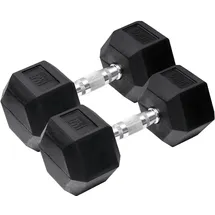 ORANGE GYM Hex Hantel 2er Set 10 kg orange / schwarz