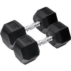 ORANGE GYM Hex Hantel 2er Set 10 kg orange / schwarz