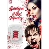 w widmann milano party fashion - Vampirgebiss mit 4 Blutkapseln, für Vampire, Zombies, Monster, Halloween