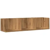 vidaXL CD-Wandregal Artisan-Eiche 75x18x18 cm Holzwerkstoff