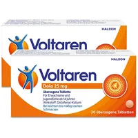 VOLTAREN DOLO 25MG - 2X20ST. 2x20 St