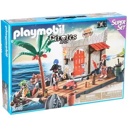 PLAYMOBIL® SuperSet Piratenfestung 6146-Größe:Einheitsgröße