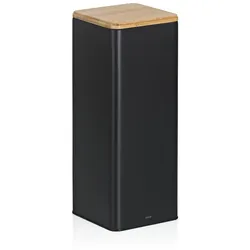Vorratsdose Kiril Metall schwarz 11,5x11,5x29,0cm 3,0l