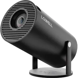 lqwell LQWELL® Beamer, Mini Projektor, unterstützt WiFi, BT5.0 mit Android OS 11, Auto Trapezkorrektur, 220-Grad-Winkel, 150-Zoll-Display für Phone/PC/Xbox, hdmi, 2025 Upgrade