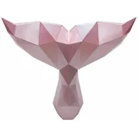 KUNSTLOFT Skulptur, Pink, Stein, 43x32x38 cm, Dekoration, Skulpturen &