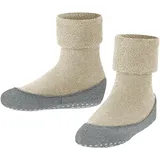 Falke Kinder Stoppersocken Cosyshoe K HP Wolle rutschhemmende Noppen 1 Paar, Beige (Sand mel.