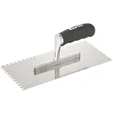 Fortis Glättekelle gezahnt rostfrei 6x 6mm Softgriff FORTIS
