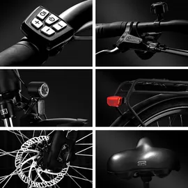 Saxonette Quantum Sport Diamand 28 Zoll RH 54 cm Unisex schwarz