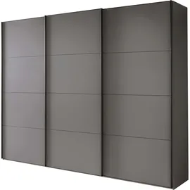 Wiemann Schwebetürenschrank Phoenix 246 x 236 x 67 cm Grau/Rot