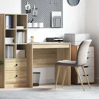 VidaXL Schreibtisch Sonoma Eiche 80x50x76 cm Holzwerkstoff