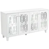 stilvora Sideboard 160 x 84 x 40 cm Weiß