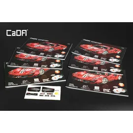 CaDA Bricks CaDA MASTER red 1:8 inkl Power System C61042W