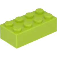 1 Stück LEGO, Teil Nr. 3001 in Limette (Lime)