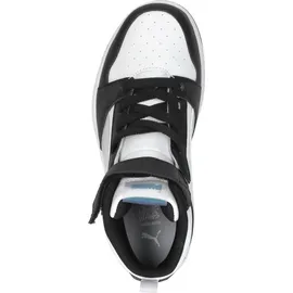 Puma Rebound V6 Mid Space Belle Black/Lilac Crush/White 32