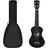 vidaXL Sopran-Ukulele-Set mit Tasche für Kinder Schwarz 21"