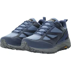 Wanderschuh JACK WOLFSKIN "TERRAVENTURE TEXAPORE LOW M", Gr. 43, blau, Textil, Synthetik, sportlich, Schuhe, wasserdicht