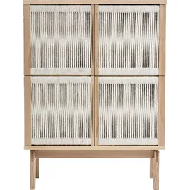 WoodMan Highboard 90 x 122 x 45 cm Braun