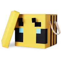 Minecraft Bee 38,1 cm Aufbewahrungsbox mit Deckel, faltbarer Stoffkorb,