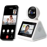 LuVision PTZ Gegensprechkamera Video Anruf Kamera Telefonkamera WLAN Überwachungskamera Senioren Baby Überwachung Autotracking 4MP