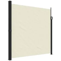 vidaXL Seitenmarkise Ausziehbar Creme 200x600 cm