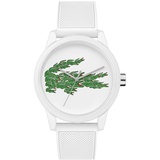 Lacoste Analog Quarzuhr für Herren mit Weisses Silikonarmband - 2011039