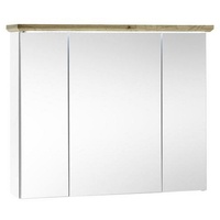Livetastic Spiegelschrank Holzwerkstoff 3 Fächer 84x70x24 cm Badezimmer, Badezimmerspiegel, Spiegelschränke
