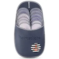 ONVAYA ONVAYA® ABS Gästepantoffel Heimatliebe 6er Set | Gästehausschuhe | Größe 36-45 | Pantoffeln | ABS Sohle | Hausschuhe