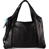 Gabs Zeynep Schultertasche Leder 46 cm schwarz