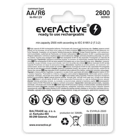 Everactive Akku AA 2600 mAh 4 St.