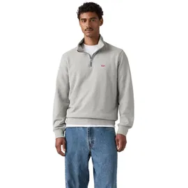 Levi's Original Housemark 1/4 Zip Sweatjacke Herren Grau XL
