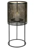 Lambert - Kerzensäule, Kerzenständer - Hiroko - Eisen - schwarz - (ØxH) 41 x 91 cm