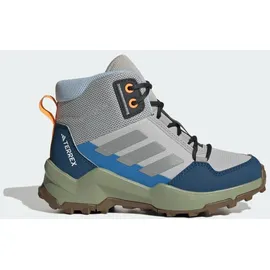 adidas Kinder Multifunktionsschuhe Terrex Ax4r Mid, Wanderschuh - Grey Two / Reflective Silver / Glow Blue - 28 in Grau GRETWO/REFSIL/GLOBLU