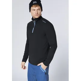Chiemsee Strickfleece-Pullover Schwarz L