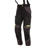 Modeka Panamericana Damen Motorrad Textilhose, schwarz-gelb, Größe 38
