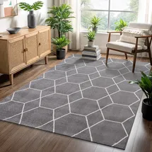Sanat Trellis grau B/L: ca. 160x230 cm - Grau