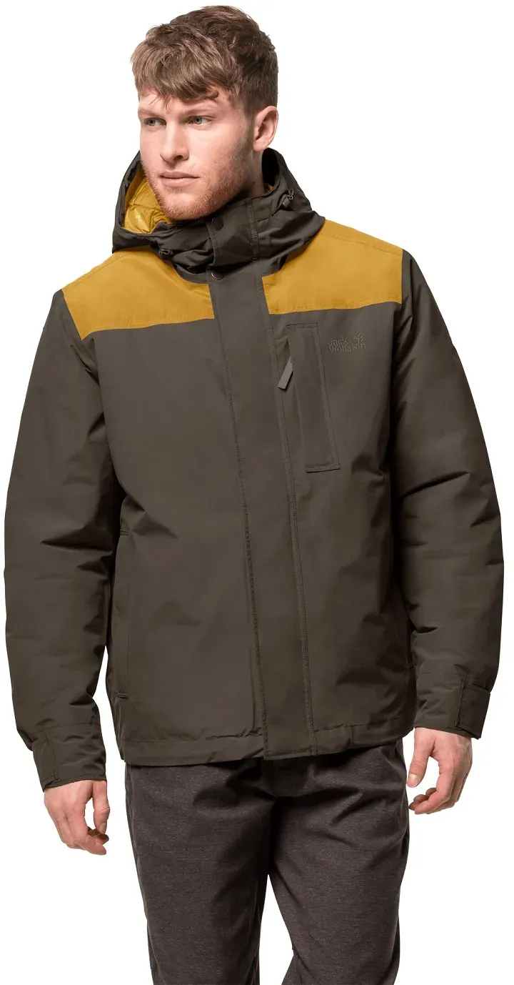 Jack Wolfskin Winterjacke Oakwood braun Herren