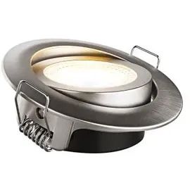 Heitronic LED Einbaustrahler DL7202 nickel