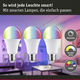 Paulmann LED-Birne 29151 11 W E27 RGBW 1055 lm 3 St.