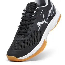 Puma Varion II Hallenturnschuh, Black-COOL light Gray-Yellow Blaze-Gum, 43