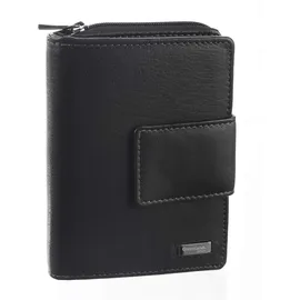 GREENLAND Nature Black Nappa Geldbörse Damen Portemonnaie schwarz