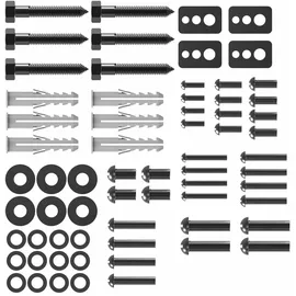 conecto Schrauben Set TV Halterung 64 teilig VESA Schraubenset für Fernseher Halter