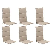 GO-DE Hochlehner Auflage 48 x 120 cm creme 6 St.