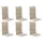 GO-DE Hochlehner Auflage 48 x 120 cm creme 6 St.