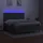 vidaXL Boxspringbett 180 x 200 cm Dunkelgrau