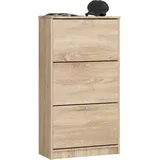 Akord Schuhschrank 60 x 113 x 28,5 cm geschlossen / sonoma eiche