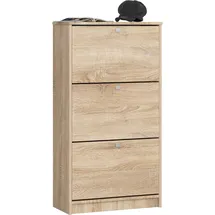 Akord Schuhschrank 60 x 113 x 28,5 cm geschlossen / sonoma eiche