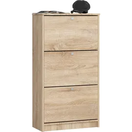 Akord Schuhschrank 60 x 113 x 28,5 cm geschlossen / sonoma eiche
