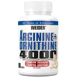 Weider - Arginine + Ornithine 4000 - 180 Kapseln