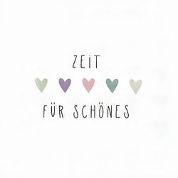 Servietten "Zeit für Schönes", 33 x 33 cm, 20 Stück